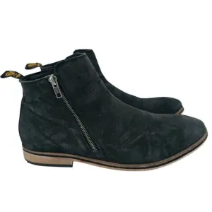 Superdry Chukka Men's Zipper Boots Suede Gray 11