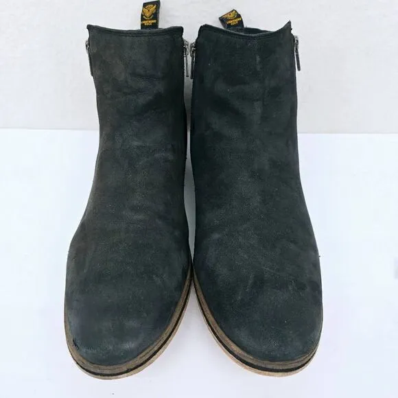 Superdry Chukka Men's Zipper Boots Suede Gray 11