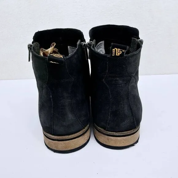 Superdry Chukka Men's Zipper Boots Suede Gray 11