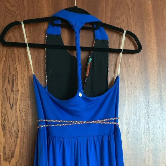 T-Bags Maxi Dress Beaded/Woven Chest