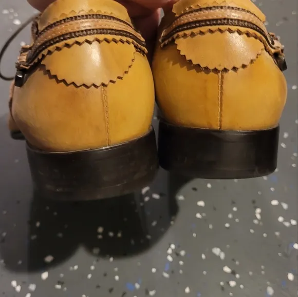 Taj Collection Mens Leather Brogue Shoes Size 9.5