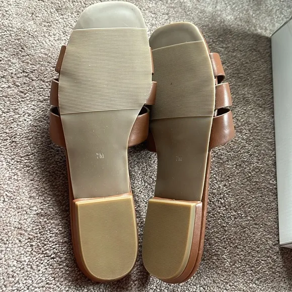 Talbots Haven Leather woven sandals size 7 new