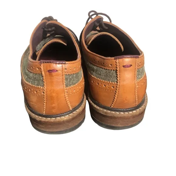 Tex Baker Brogue Wingtip leather shoes Sz 44 (10)