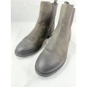 THURSDAY BOOT CO Duchess Ankle Boots Suede Leather Sz. 9.5