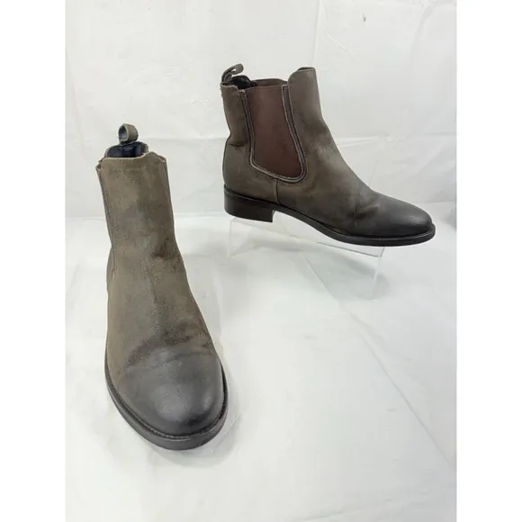 THURSDAY BOOT CO Duchess Ankle Boots Suede Leather Sz. 9.5