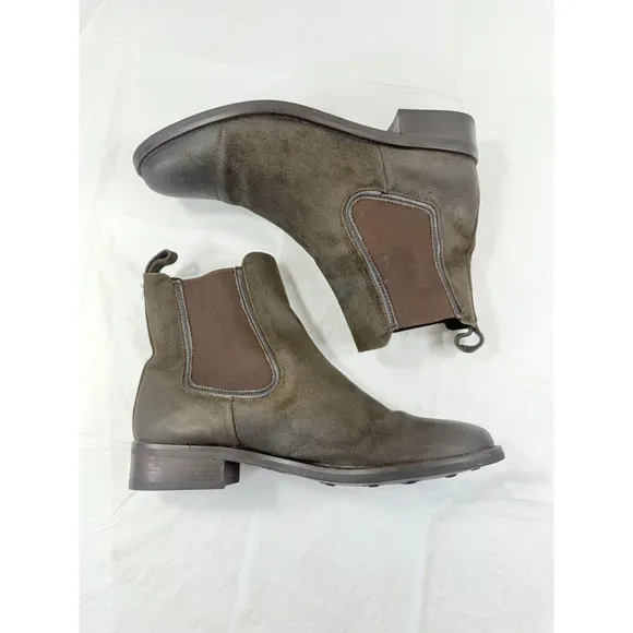 THURSDAY BOOT CO Duchess Ankle Boots Suede Leather Sz. 9.5