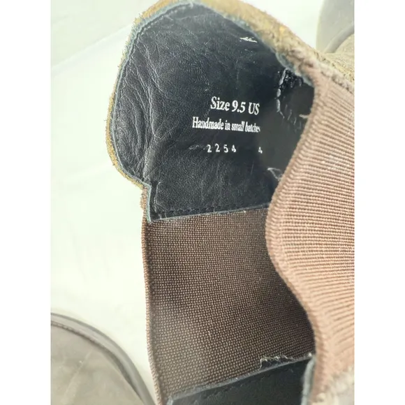 THURSDAY BOOT CO Duchess Ankle Boots Suede Leather Sz. 9.5