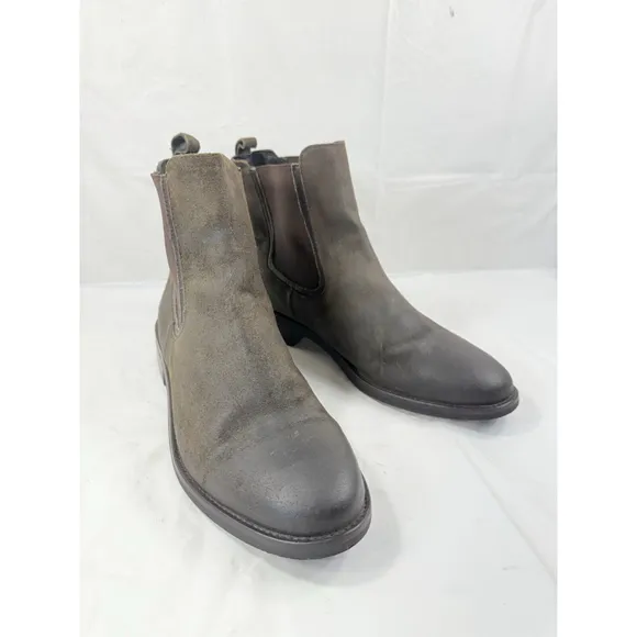 THURSDAY BOOT CO Duchess Ankle Boots Suede Leather Sz. 9.5