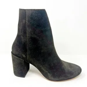 Thursday Boot Co Womens Dark Olive Suede Highlight Bootie