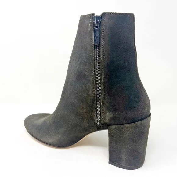Thursday Boot Co Womens Dark Olive Suede Highlight Bootie