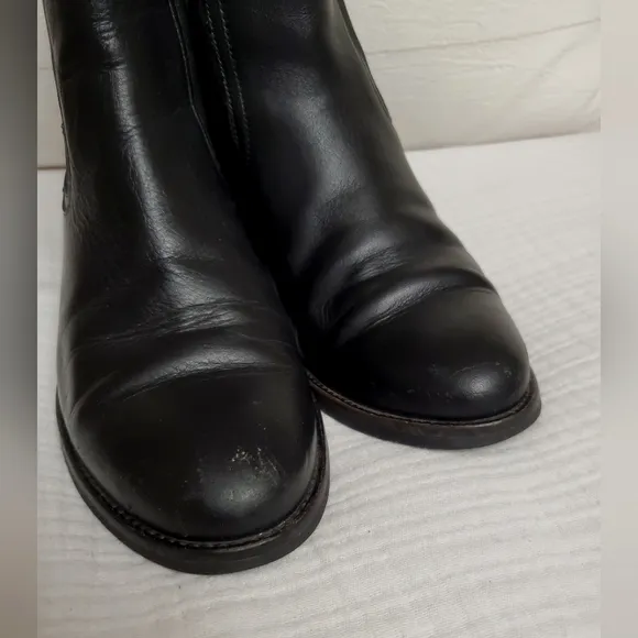 Thursday Boot Company Women's Black Leather Duchess Chelsea Size 7.5 Classic