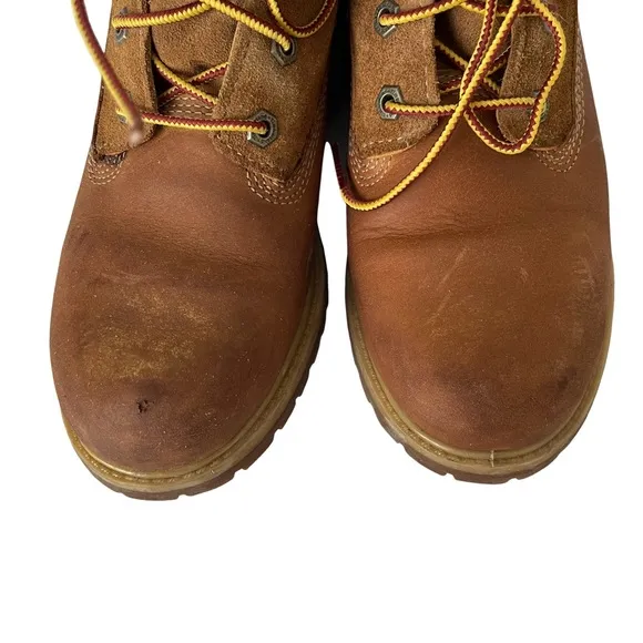 Timberland Brown Suede and Leather Fleece “Jayne”boots. Size 7