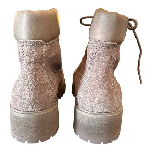 Timberland Carnaby Cool 6” Taupe Suede Boots 7.5
