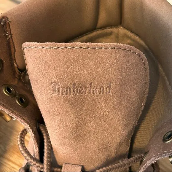 Timberland Carnaby Cool 6” Taupe Suede Boots 7.5