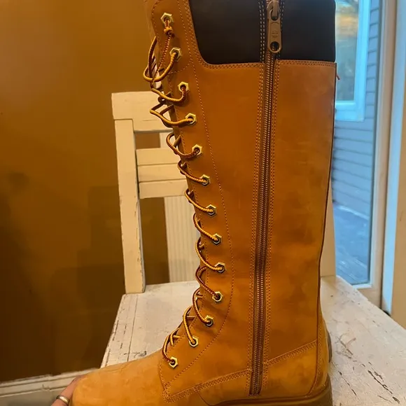 Timberland Classic 14 in Womens  Knee-High Boots “ wheat”