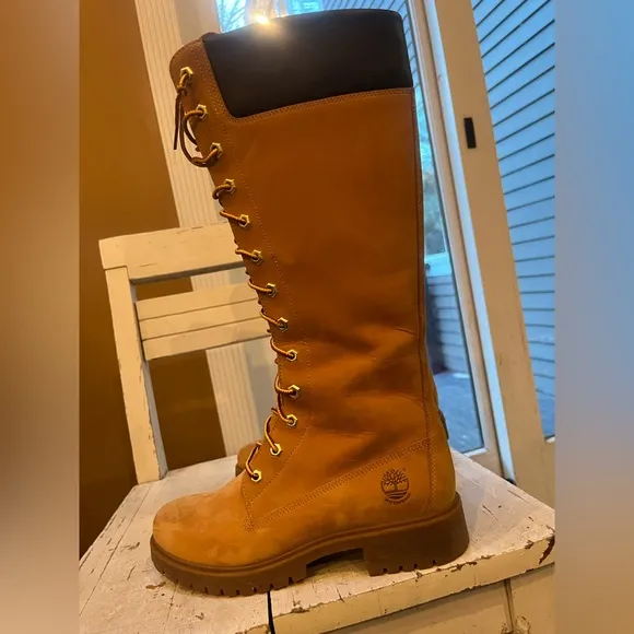 Timberland Classic 14 in Womens  Knee-High Boots “ wheat”