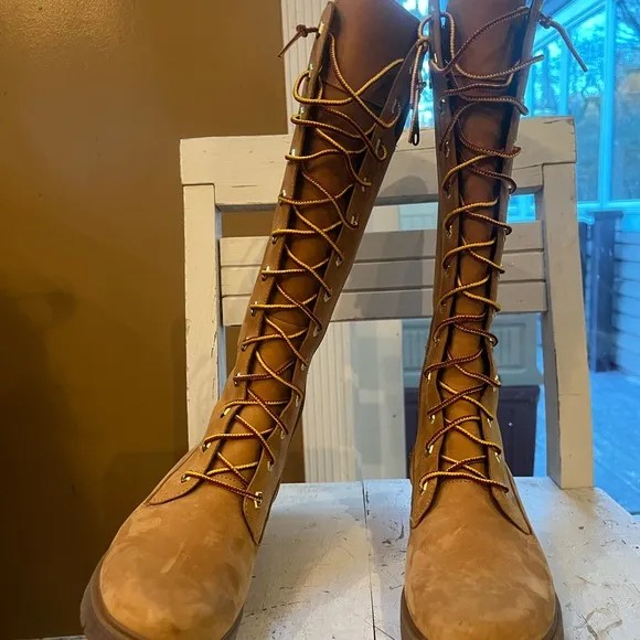 Timberland Classic 14 in Womens  Knee-High Boots “ wheat”