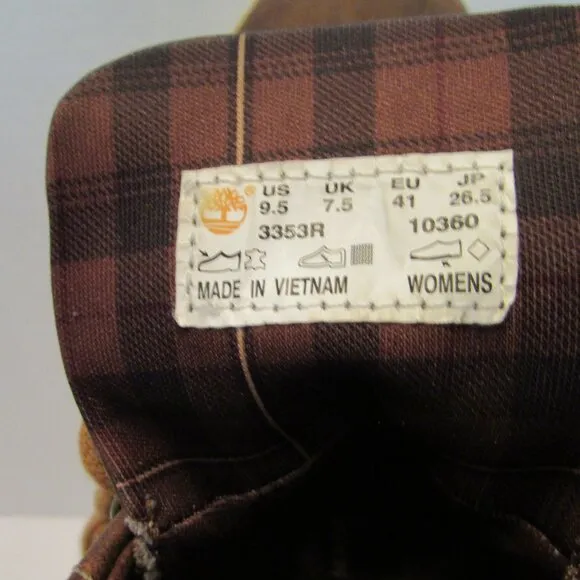 Timberland Classic Ankle Boots Leather Women's Brown Size 9.5