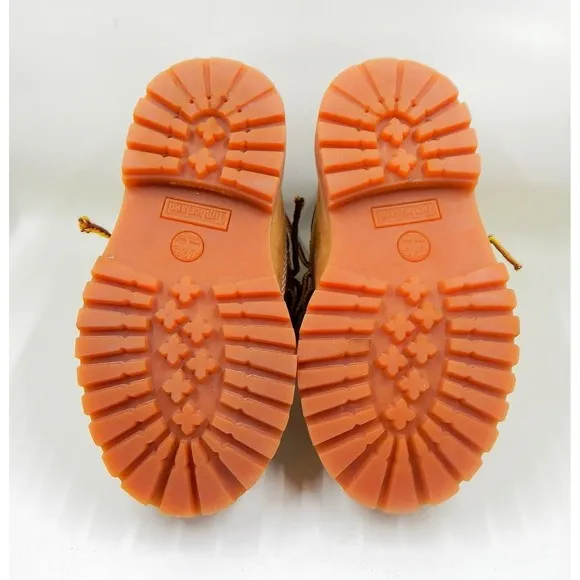 Timberland Classic Boots Boys Toddler SZ 7 Wheat Brown Primaloft 12809