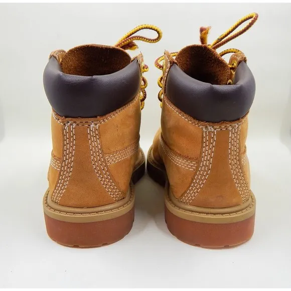 Timberland Classic Boots Boys Toddler SZ 7 Wheat Brown Primaloft 12809