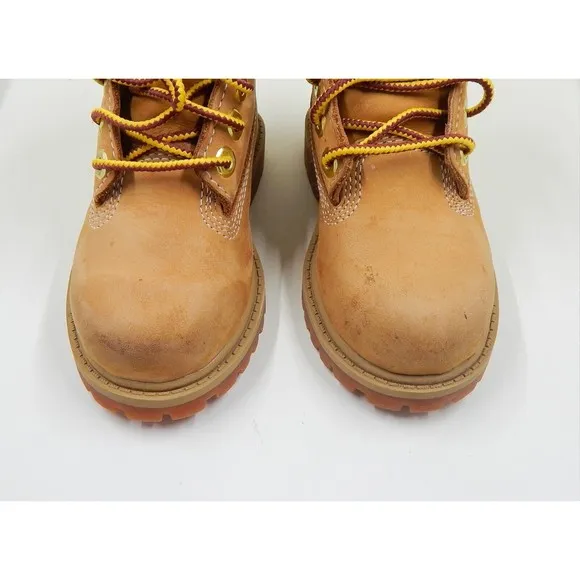 Timberland Classic Boots Boys Toddler SZ 7 Wheat Brown Primaloft 12809