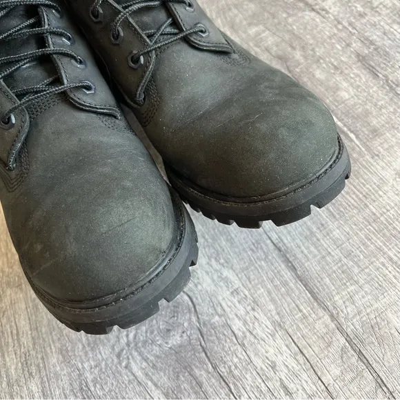 Timberland Classic Leather Boots Black Size 10