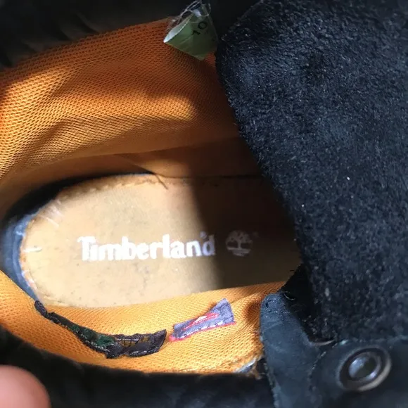 Timberland Classic Leather Boots Black Size 10