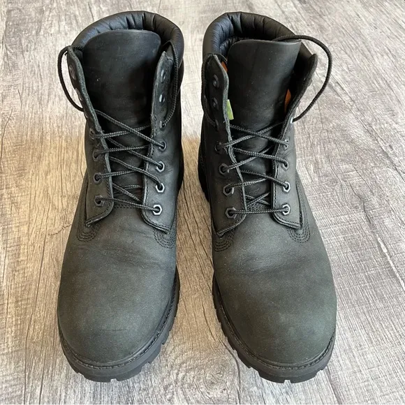 Timberland Classic Leather Boots Black Size 10