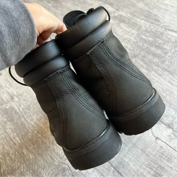 Timberland Classic Leather Boots Black Size 10