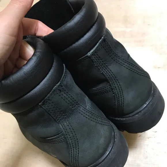 Timberland Classic Leather Boots Black Size 10