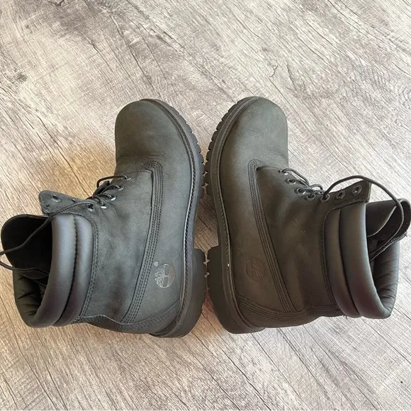 Timberland Classic Leather Boots Black Size 10