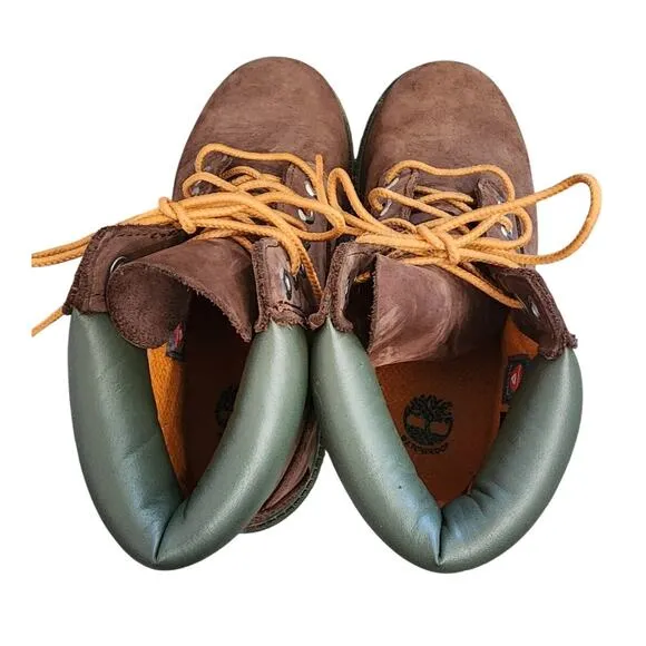 Timberland Little Boys Size 2 Brown Classic Premium Boots