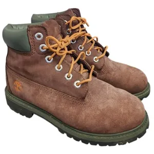 Timberland Little Boys Size 2 Brown Classic Premium Boots