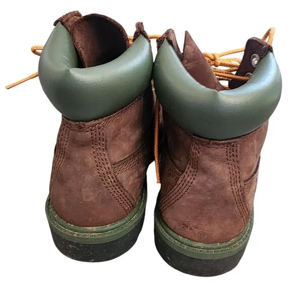 Timberland Little Boys Size 2 Brown Classic Premium Boots
