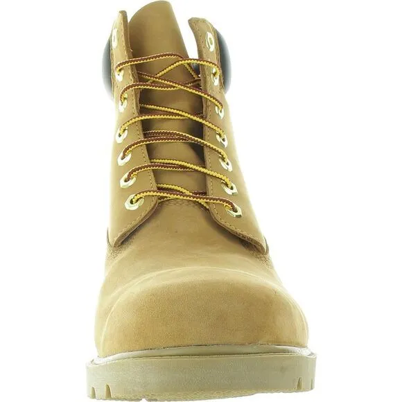 Timberland Mens 6&quot; classic Tan Lugged Sole Leather Combat &amp; Lace-Up Boots New