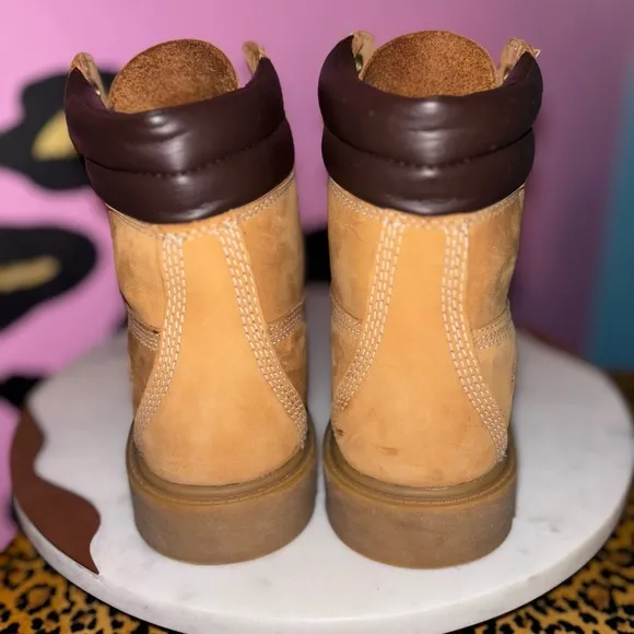 Timberland Tan Leather Boots 6.5 Women