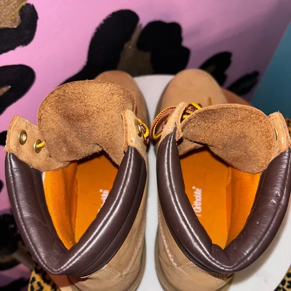 Timberland Tan Leather Boots 6.5 Women