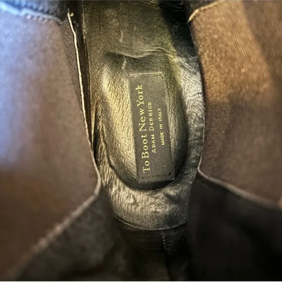 To Boot New York Adam Derrick Boots Brown Suede, Italian Leather