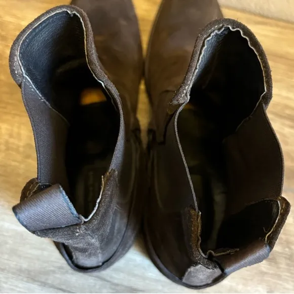 To Boot New York Adam Derrick Boots Brown Suede, Italian Leather