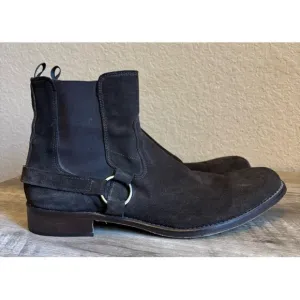 To Boot New York Adam Derrick Boots Brown Suede, Italian Leather