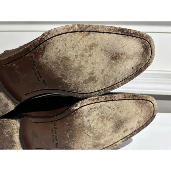 To Boot New York Adam Derrick Double Monk Strap Dress Shoes Size 9 Made In Italy