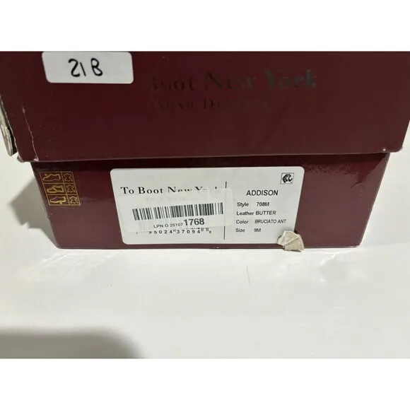 To Boot New York Adam Derrick Double Monk Strap Dress Shoes Size 9 Made In Italy