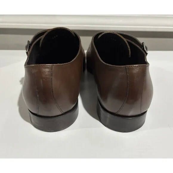 To Boot New York Adam Derrick Double Monk Strap Dress Shoes Size 9 Made In Italy