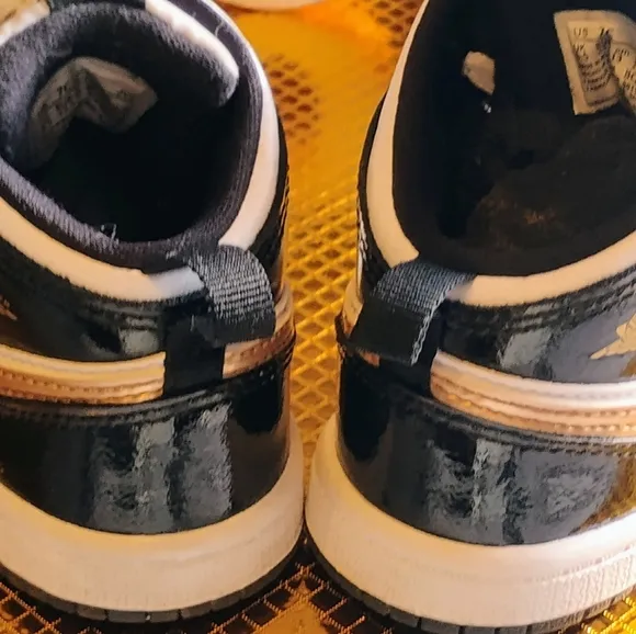 Toddler Air Jordan 1 Mid Patent TD /7c