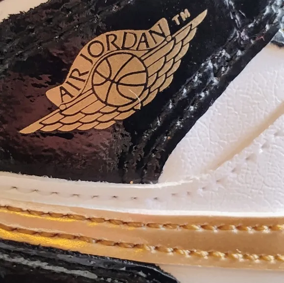 Toddler Air Jordan 1 Mid Patent TD /7c