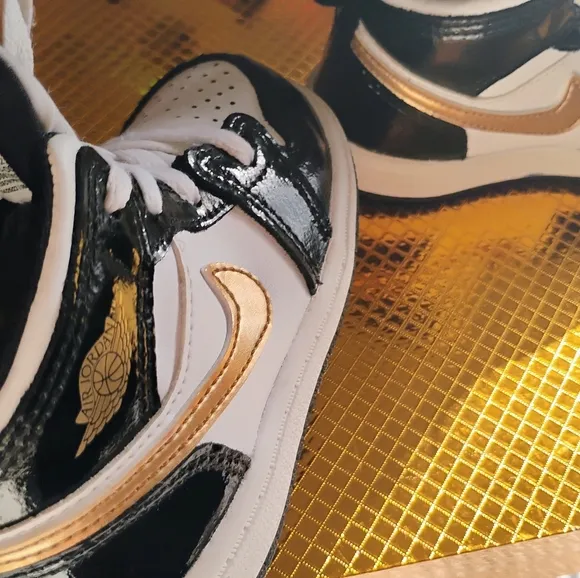 Toddler Air Jordan 1 Mid Patent TD /7c