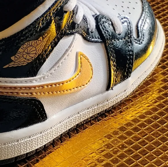 Toddler Air Jordan 1 Mid Patent TD /7c