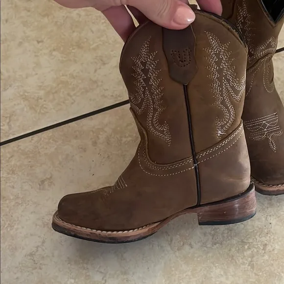 Toddler Brown Cowboy Boots