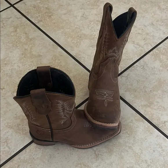 Toddler Brown Cowboy Boots