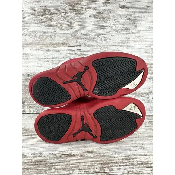 Toddler Nike Air Jordan 12 Retro 'Cherry' Red/White Sneakers Sz 12C